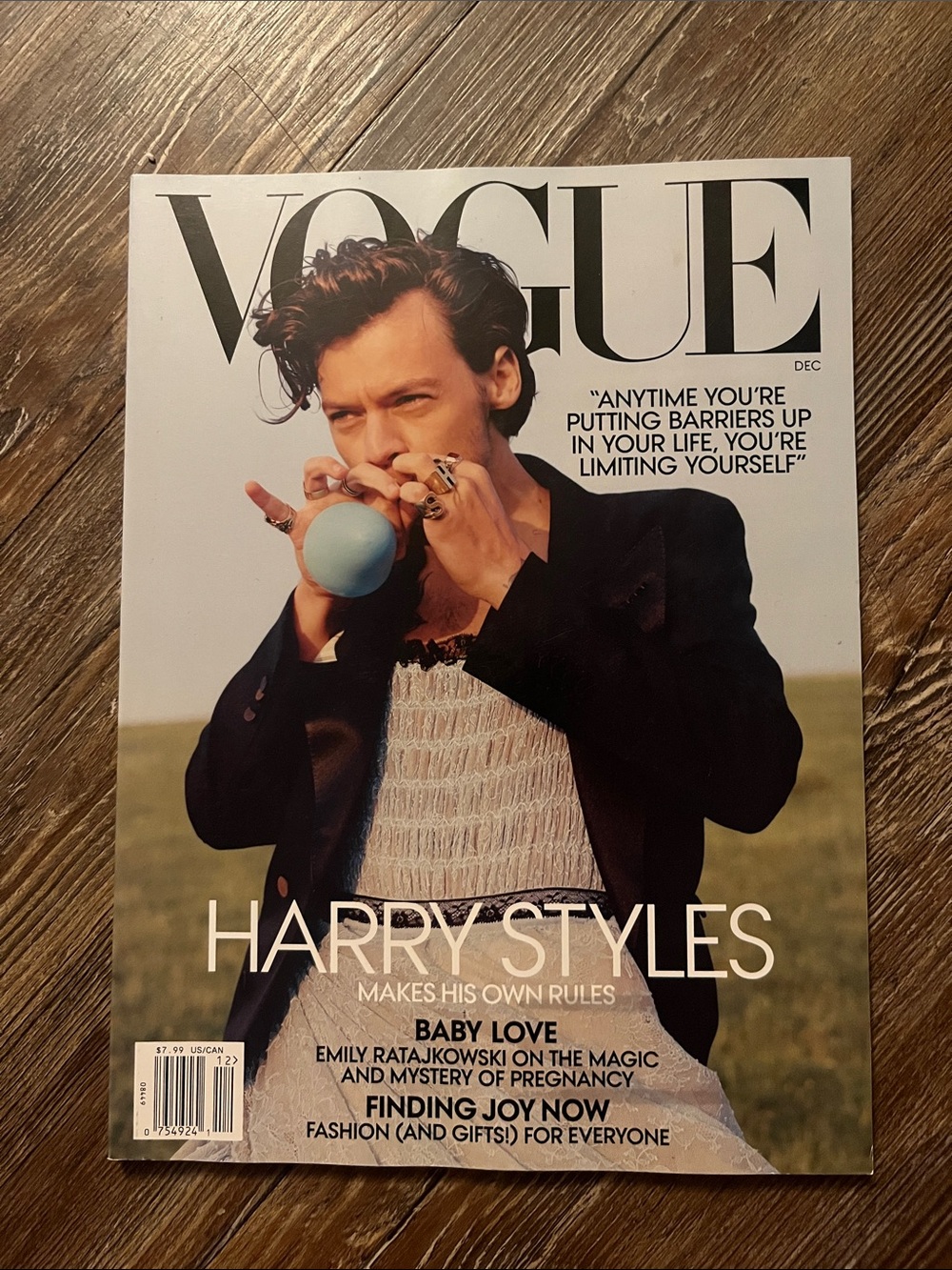 Vogue December 2020 Cover — Featuring Harry Styles